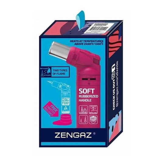 Zengaz Pink Dual Jet Flame Lighter - Bong Empire