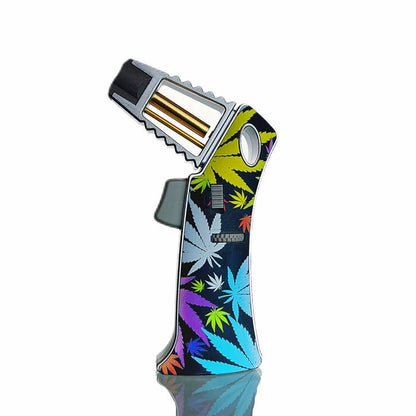 Zengaz Weed Design Strong Flame Jet Lighter - Bong Empire