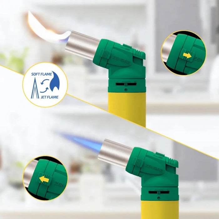 Zengaz Rasta Dual Flame Burner Jet Lighter