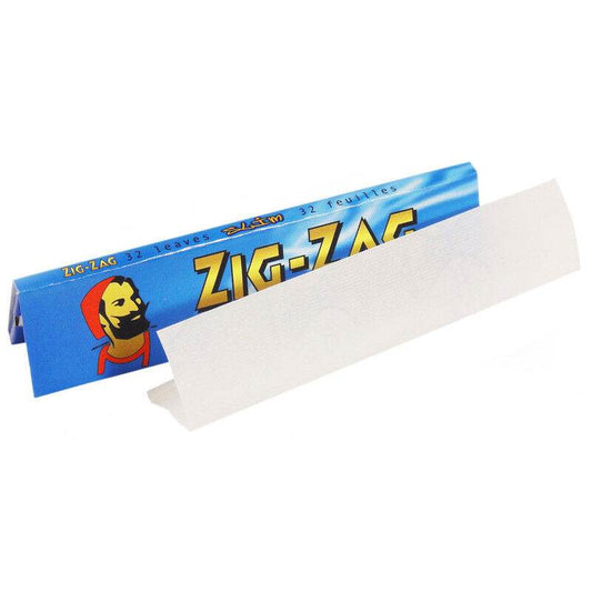 Zig Zag Blue King Size Slim Rolling Papers - Bong Empire